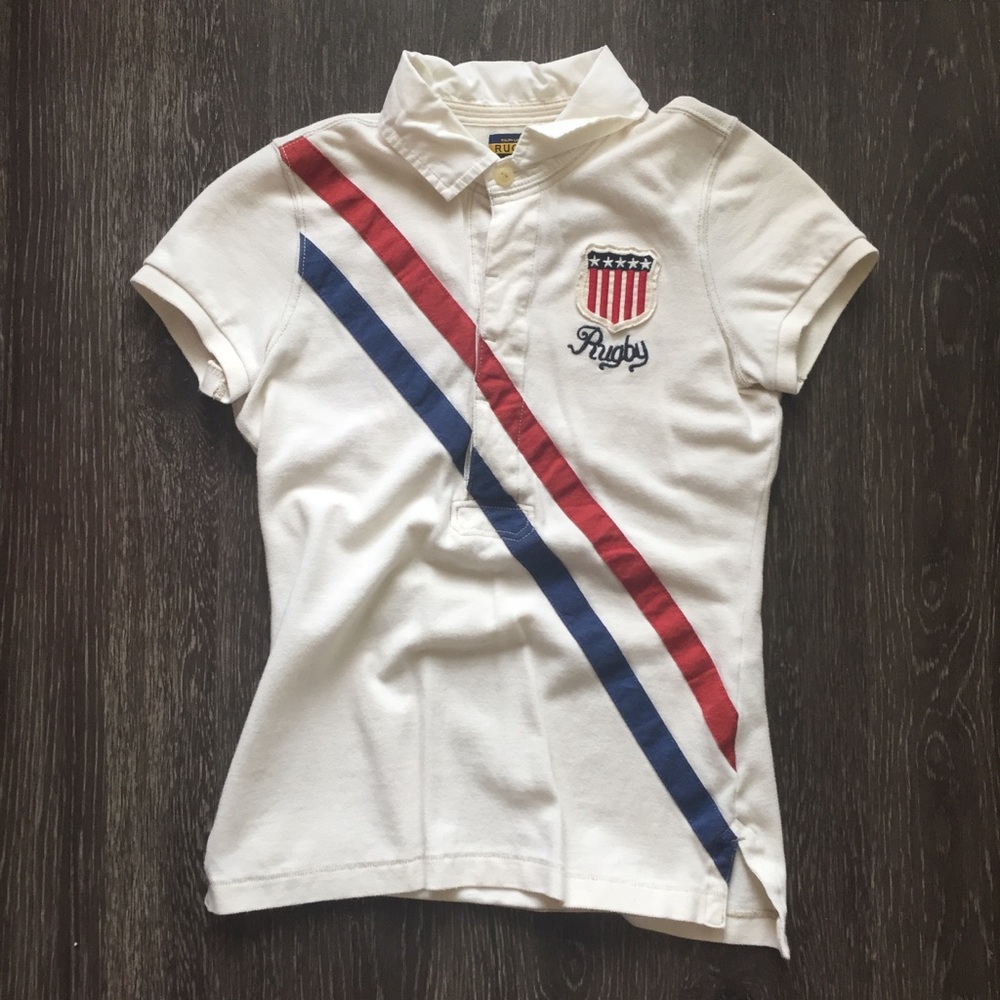 VINTAGE RALPH LAUREN RUGBY POLO